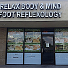 Relax body and mind foot reflexology
